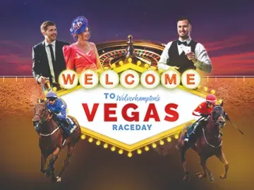 Wolverhampton Racecourse Vegas Raceday 2025 artwork